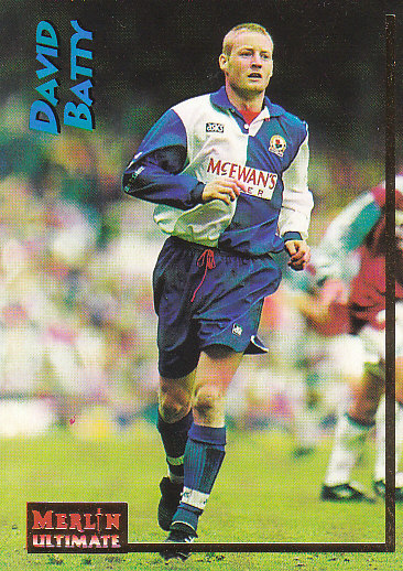 David Batty Blackburn Rovers 1995/96 Merlin Ultimate #34